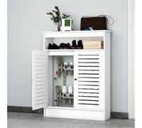 Cache-radiateur en bois avec grille à persiennes, armoire chauffante décorative pour la maison, étagère à 2 portes pour salon et salle de bain, 60 x 20 x 90 cm