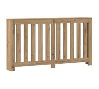 vidaXL Cache-radiateur 149x20x82 cm – Bois d'ingénierie chêne artisanal, design à lattes