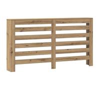 Cache-radiateur en bois d'ingénierie - vidaXL - 149x20x82 cm - Chêne artisanal - Design à lattes modernes