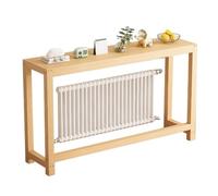 Cache-radiateur en Bois Massif, étagère, Console étroite pour entrée ou Salon, Installation sans perçage, Gain de Place, Plusieurs Options