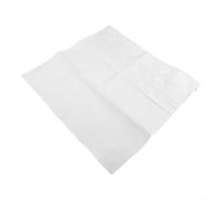 Cache-radiateur en dentelle pour protection contre le chauffage de la maison, bouclier anti-poussière en lin filé respirant avec collage facile, lavable, décoration élégante en blanc (80 cm)