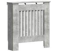Cache-radiateur en matériau dérivé du bois - Gris - 78 x 19 x 81,5 cm - Brise-vue moderne pour radiateurs - Durable et élégant - Idéal pour le salon et le couloir