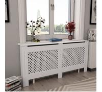 Cache-radiateur en MDF blanc 172x19x81,5 cm - VidaXL