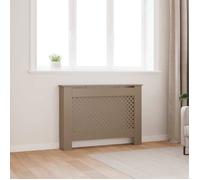 vidaXL Cache-radiateur MDF 112x19x81,5 cm – design moderne à lattes