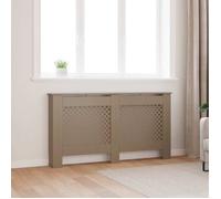 Cache-radiateur en MDF brun - vidaXL - 152x19x81 cm - Design moderne à lattes