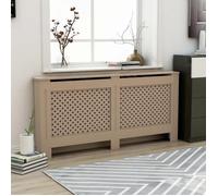 Cache-radiateur en MDF brun - vidaXL - 172x19x81 cm - Fonction décorative et espace additionnel