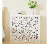 Cache Radiateur en MDF, Couvercle de Radiateur avec Grille Étagère Supérieure, 50x60x15cm 80x90x20cm 100x90x20cm pour Salon, Chambre à Coucher, Couloir(90x80x15cm)