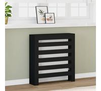 vidaXL Couverture de radiateur Chêne noir 205 x 21.5 x 83.5 cm