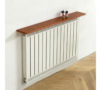 Cache-radiateur flottant moderne - Longue étagère en bois - Économie d'espace - Pour salon et chambre à coucher - Marron - 120 x 20 cm / 47.2x7.9in - Solution élégante de décoration d'intérieur