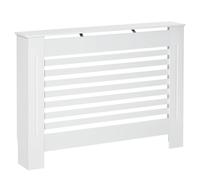 Cache-radiateur HOMCOM MDF 112x19x81cm Blanc