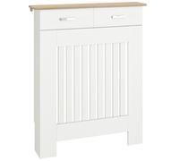 HOMCOM Cache-radiateur avec Tiroir de Rangement 78 x 19 x 97 cm Blanc