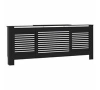 vidaXL Cache-radiateur MDF 205 cm Noir