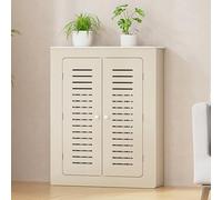 Cache-radiateur Moderne avec Porte Esthétique Raffinée et Structure Respirante Protection Contre Chauffage pour Maison, Salon, Chambre ou Bureau Décoration(90x25x80cm)