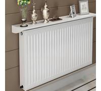 Cache-radiateur moderne - Étagère blanche chauffante cachée, radiateur à vapeur élégant pour salon, chambre à coucher et couloir - Design contemporain et économiseur d'espace