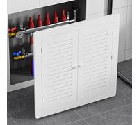 Cache Radiateur Mural, Meuble Radiateur Personnalisé à Double Porte avec Poignées pour Maison, Salon, Chambre(90x60cm/35x24in)