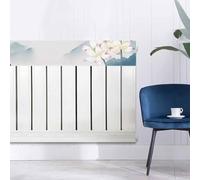 Cache-radiateur pour appareils de chauffage domestique | Tissu de protection en velours | Design esthétique chinois élégant | Résistant à la décoloration et facile à nettoyer | Longueur 160 cm