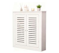 Cache-radiateur pour armoire chauffante, support de rangement de protection moderne pour la maison, le bureau, housse de chauffage décorative, rangement de salle de bain, design compact, s'adapte à la