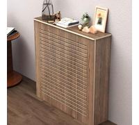 Cache-radiateur pour chauffage domestique, étagère d'armoire en MDF avec rangement supérieur pour salon, armoire chauffante murale pour une utilisation efficace de l'espace