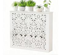 Cache-radiateur pour maison, armoire chauffante, étagère de rangement, feuille de PVC, design creux sculpté pour salon et chambre à coucher