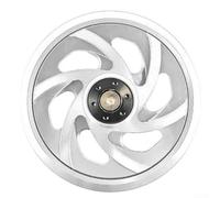 Cache-Radiateur pour moto Aluminium Ventilateur Rotatif Cache-Radiateur(silver)