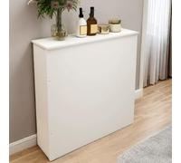 Cache-radiateur pour Radiateurs, Boîtier à Quatre Côtés, Armoire de Chauffage Décorative avec Fonction de Rangement pour la Maison, le Bureau(80x80x20cm/31x31x7.9in)