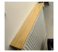 Cache-radiateur rectangulaire en bois pour maison, salon, cuisine, support de plantes, installation facile, 80 cm de long