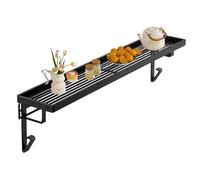 Cache-radiateur - Support en fer résistant à la chaleur avec installation sans perçage | Couvercle supérieur de radiateur pour maison, hôtel, appartement, chambre à coucher, salon | Protège les