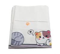 Cache-radiateur sur le thème du chat mignon qui combine une protection contre la poussière et une décoration d'intérieur élégante (180 cm)