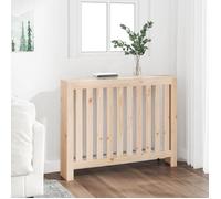 vidaXL Cache-radiateur 108,5x19x84 cm Bois massif de pin Design moderne étagère pratique