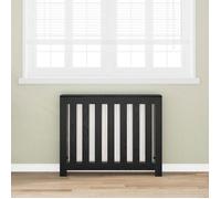vidaXL Cache-Radiateur Chêne Noir 104 x 20 x 82 cm Bois d'ingénierie