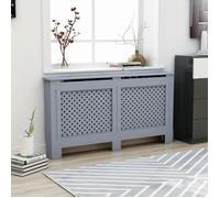 Cache-radiateur - VIDAXL - Anthracite - MDF - Espace de rangement pour livres et ornements