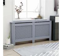Cache-radiateur - VIDAXL - Anthracite - MDF - Espace de rangement pour livres et ornements Gris G