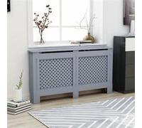 Cache-radiateur - VIDAXL - Anthracite - MDF - Espace de rangement pour livres et ornements Gris G