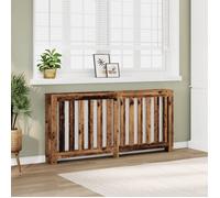 vidaXL Cache radiateur Vieux bois 175 x 20 x 82 cm Bois d'ingénierie