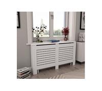 Cache-radiateurs VIDAXL Blanc 152x19x81,5 cm MDF Blanc G