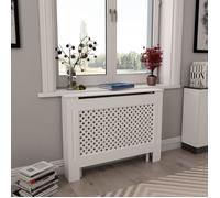 Cache-radiateurs Blanc VIDAXL - 112x19x81,5 cm MDF - Espace de rangement supplémentaire pour votre salon