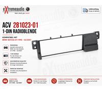 Cache radio ACV 281023-01 1-DIN compatible avec BMW Série 3 E46 1998 - 2007