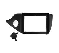 Cache Radio Adaptateur De Façade D'autoradio 9 Pouces pour Kia pour Ceed 2012 Kit Montage pour Tableau De Bord D'autoradio Android WEFOLCC(Matt Black LHD)