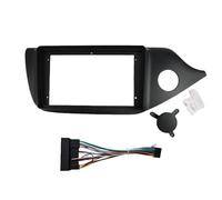 Cache Radio Adaptateur De Façade D'autoradio 9 Pouces pour Kia pour Ceed 2012 Kit Montage pour Tableau De Bord D'autoradio Android WEFOLCC(Matt Black Set RHD)