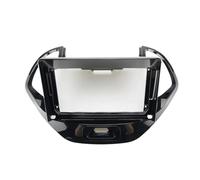 Cache Radio Adaptateur De Façade D'autoradio 9 Pouces pour Tableau Bord Kit Fixation Autoradio Android pour Ford pour Figo pour KA pour Aspire 2019-2024 Cadre D'autoradio(Black)