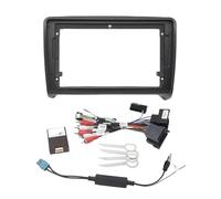 Cache Radio Cadre Autoradio 2 DIN 9 Pouces Façade D'autoradio Faisceau De Câbles Adaptateur Canbus pour TT MK2 2006-2014 WEFOLCC(Frame Cable Canbus A)