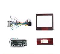 Cache-Radio Cadre D'autoradio 9/10 Pouces pour Dodge pour Caliber 2007-2010, Installation du Panneau De Lunette pour Kit Montage sur Tableau Bord 2 Din