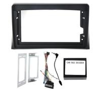 Cache-Radio Cadre Fascia D'autoradio 9 Pouces pour VW pour Multivan T5 2003-2015, Kit D'installation Audio sur Tableau De Bord, Câble Panneau Canbus