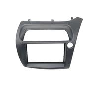 Cache Radio Façade D'autoradio 2 DIN avec CD Et Adaptateur pour Volant Gauche pour Civic Hatchback 2006-2011 WEFOLCC(Gray,RHD)