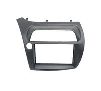 Cache Radio Façade D'autoradio 2 DIN avec CD Et Adaptateur pour Volant Gauche pour Civic Hatchback 2006-2011 WEFOLCC(Gray,LHD)