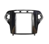Cache Radio Façade D'autoradio 9,7 Pouces 2 DIN pour Ford pour Mondeo 2007-2010 Cadre Multimédia Lecteur Vidéo Navigation DVD Cadre D'autoradio(Black)