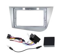 Cache Radio Façade D'autoradio 9 Pouces pour Seat pour Leon 2 MK2 pour Altea XL 2004-2015 Kit Fixation Au Tableau Bord avec Câble Can en Option WEFOLCC