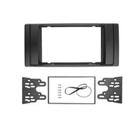 Cache Radio Façade D'autoradio Double DIN pour Série 5 E53 X5 E39 Kit Montage Au Tableau Bord Autoradio CD DVD Stéréo Cadre Audio WEFOLCC