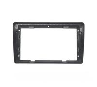Cache-Radio Kit De Cadre Stéréo 9 Pouces pour VW pour Polo 2004-2011, Plaque Frontale Montage, Intérieur Voiture, Tableau Bord Avant, Façade Centrale