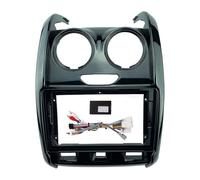 Cache-Radio pour Duster 2014-2018 2 Din 9 Pouces Autoradio DVD GPS Mp5 Cadre De Panneau Façade en Plastique Kit Montage Tableau Bord